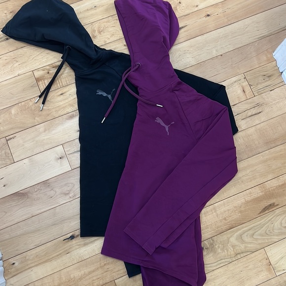 2 Puma Lightweight Hoodies - Picture 2 of 8